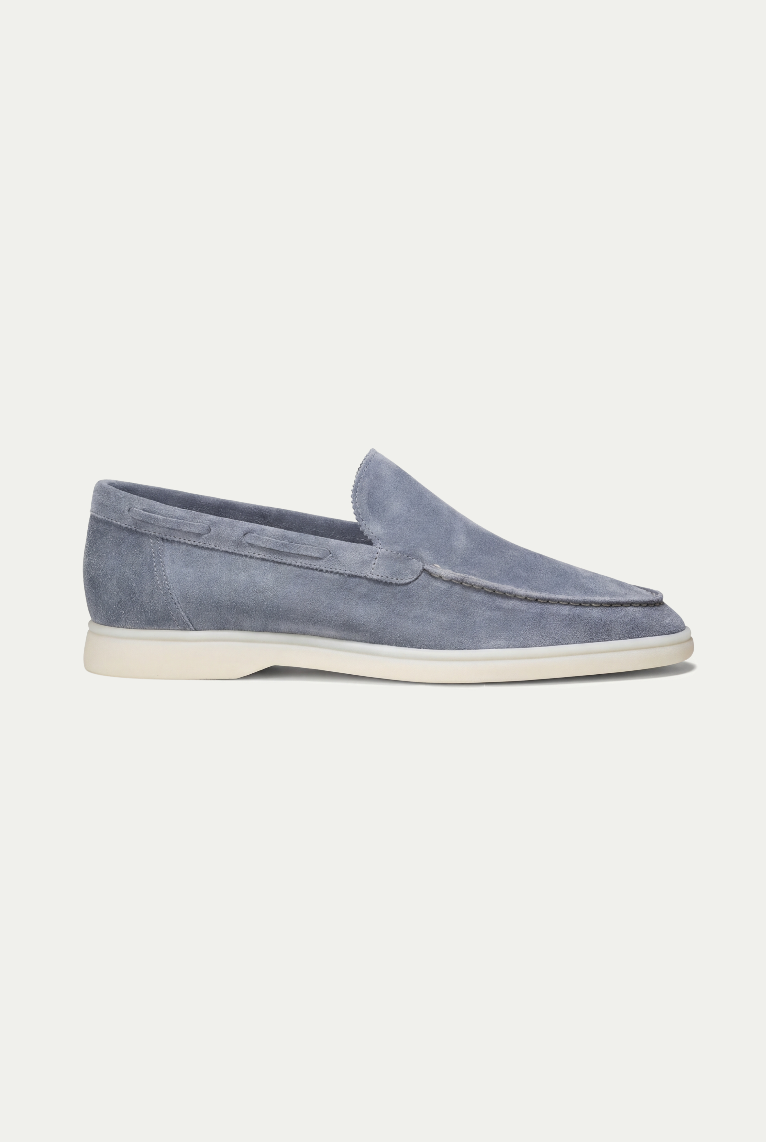 Amalfi Classic Suede Loafer Baby Blue