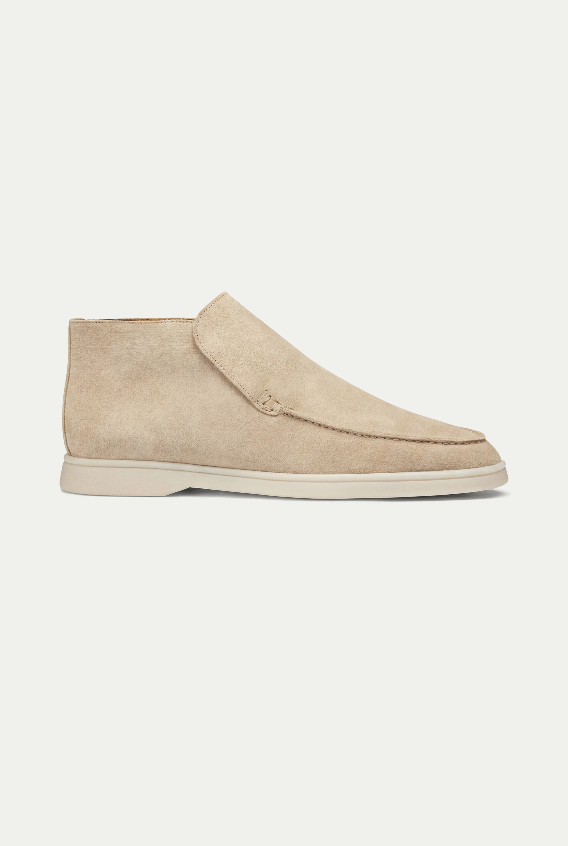 Amalfi Suede City Loafer Light Beige