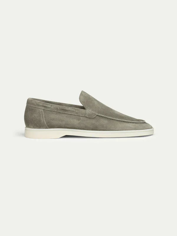 Suede Summer Loafer Olive Green