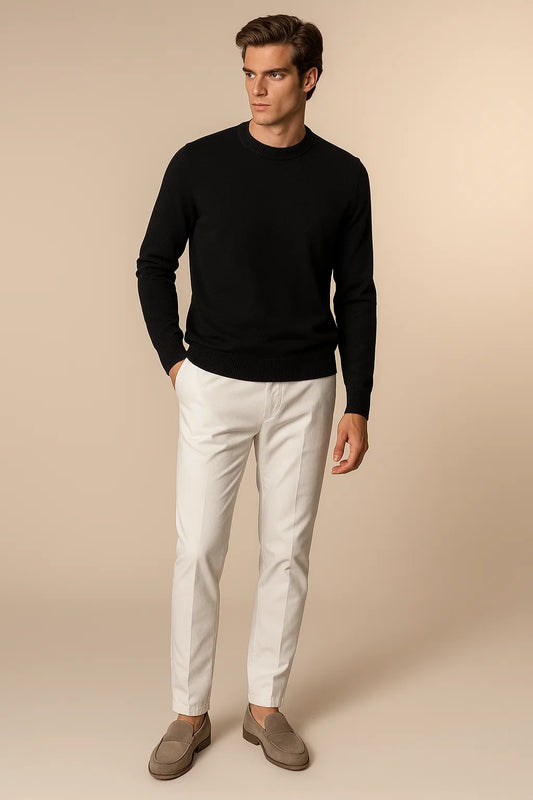 Laurenti cashmere crewneck Black
