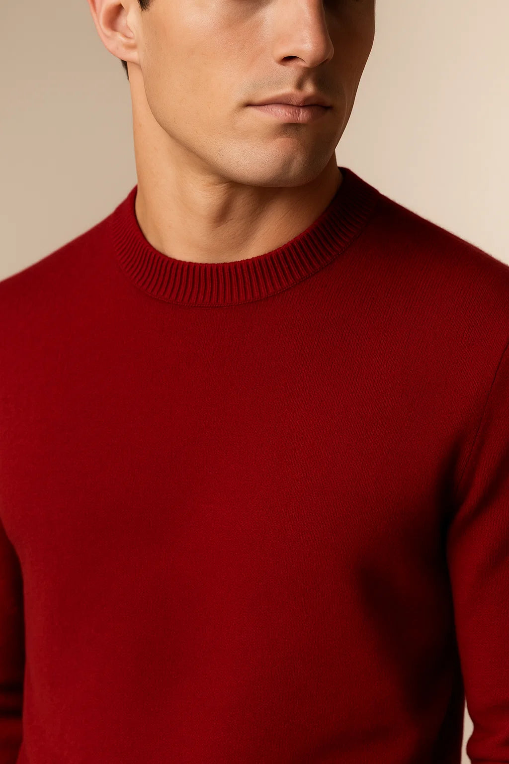 Laurenti cashmere crewneck Burgundy