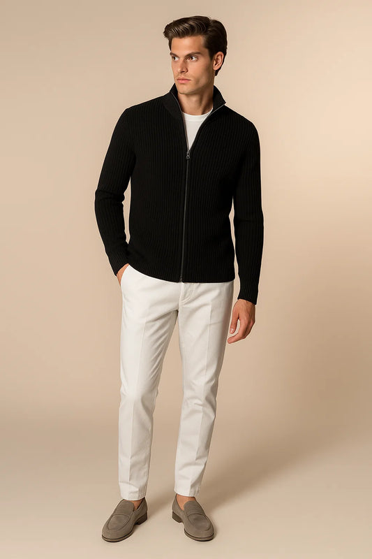 Lusciano Cashmere Cardigan Black