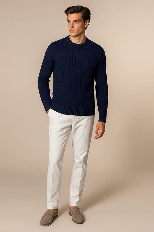Como Cashmere Knit Navy