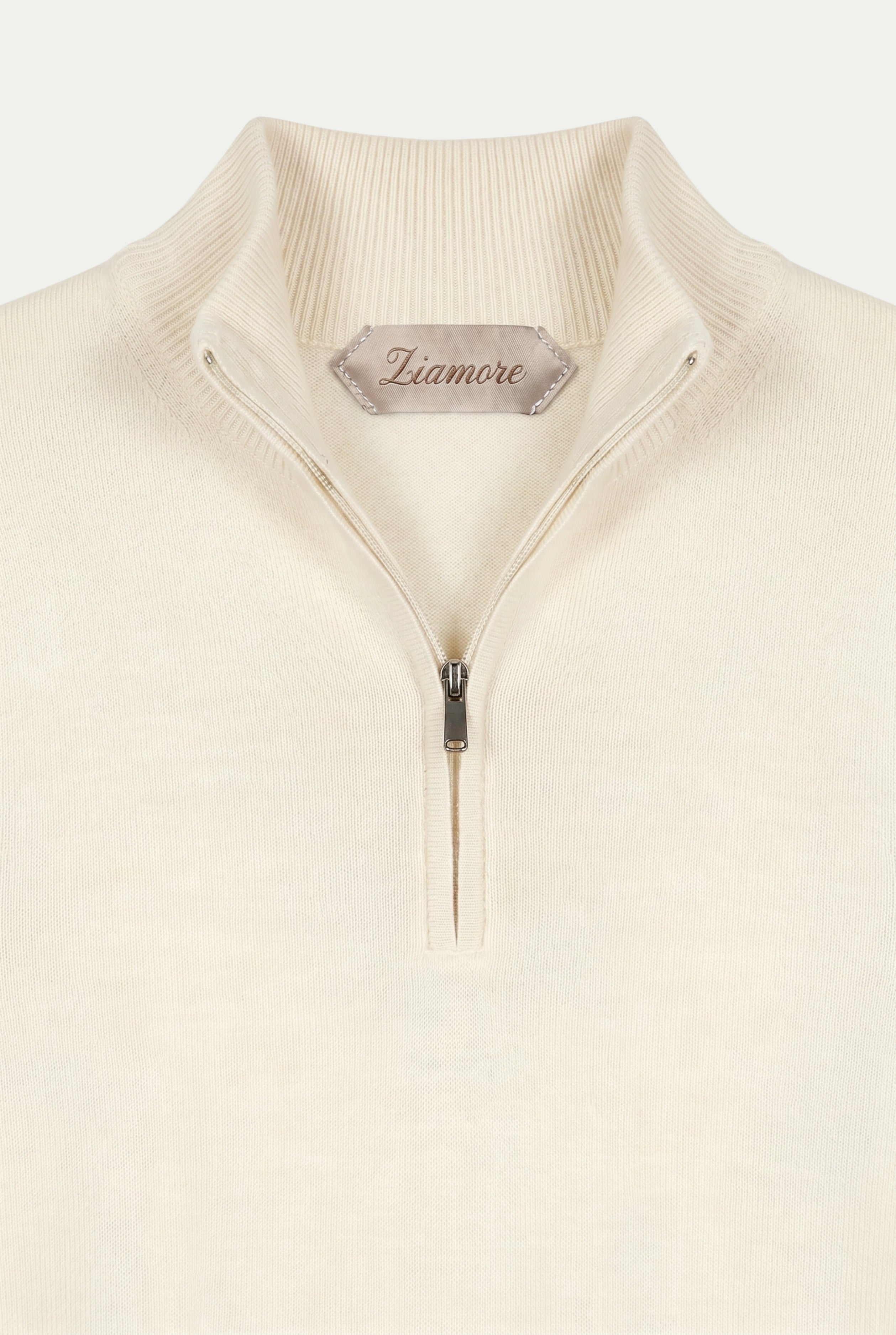 Merino Quarter Zip Cream
