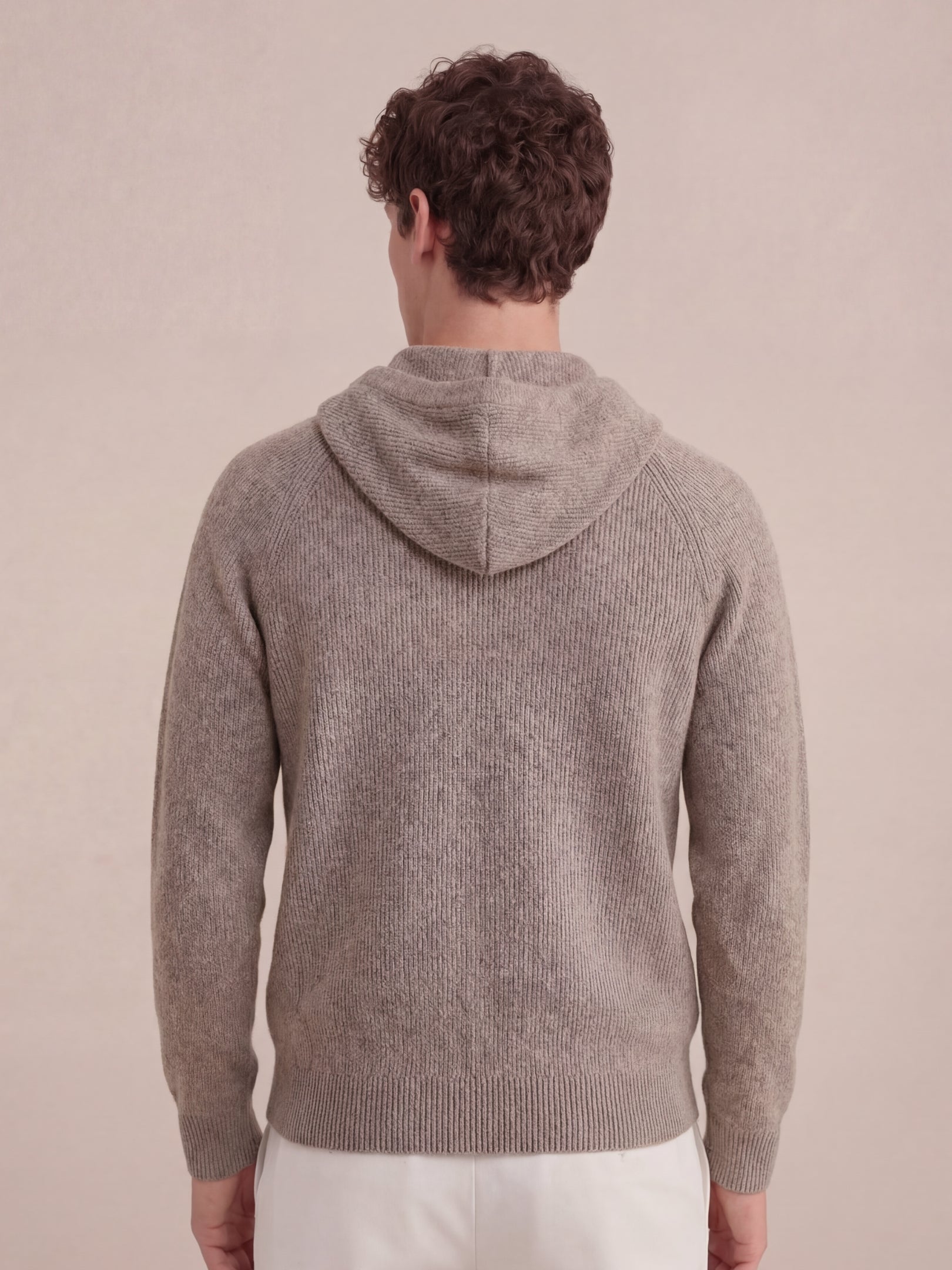 Cortina Knit Hoodie Brown