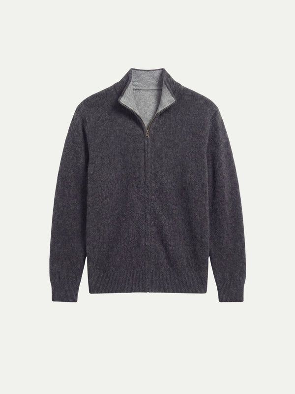 Sorrento Full-Zip Knit Black