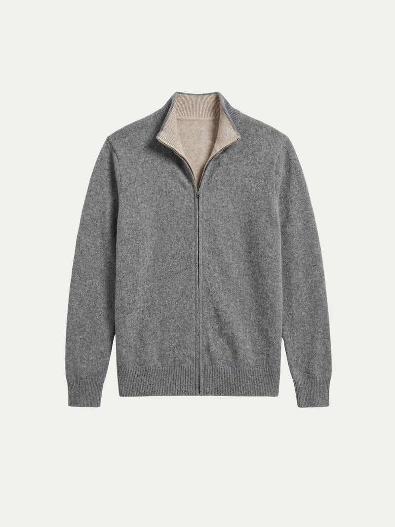 Sorrento Full-Zip Knit Grey