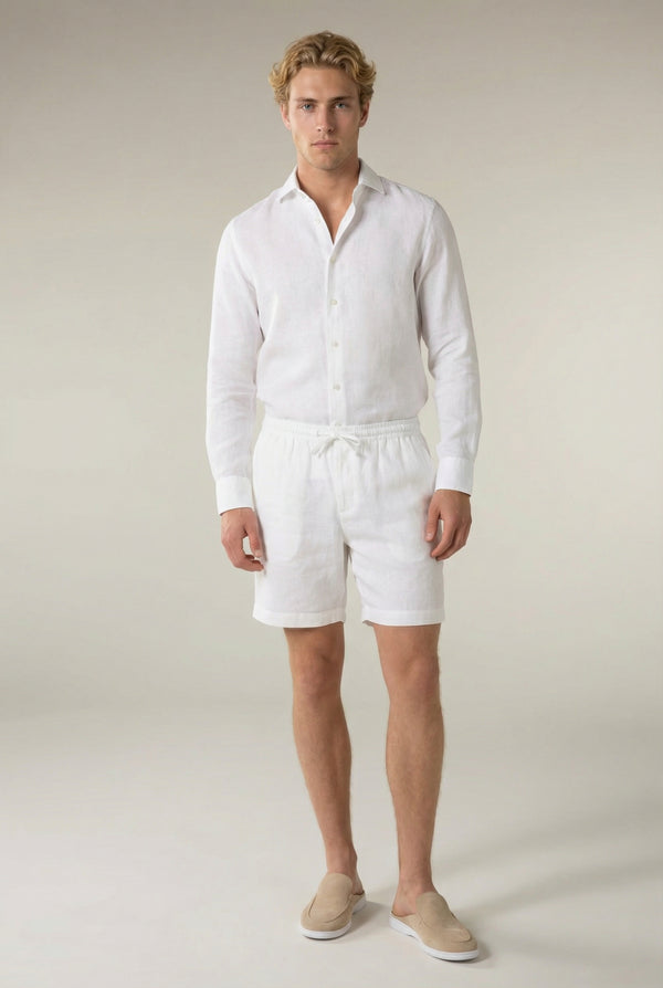 Amalfi Linen Short White