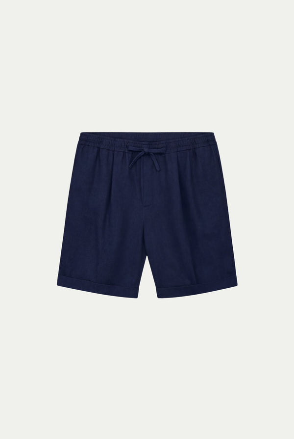 Amalfi Linen Short Navy