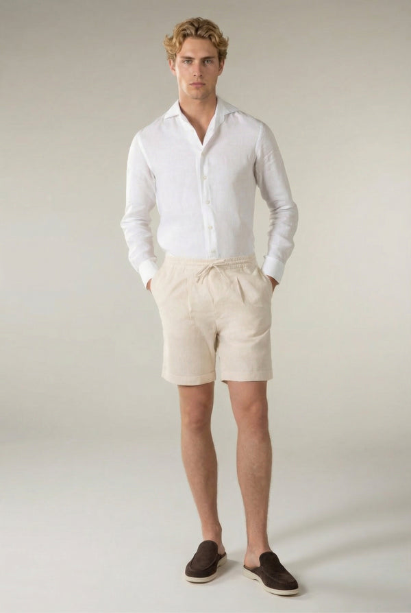 Amalfi Linen Short Natural