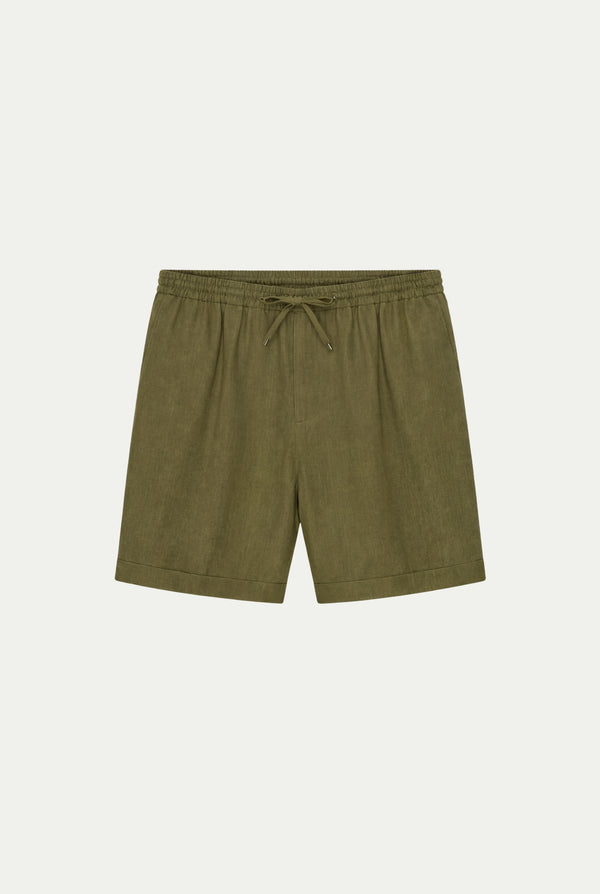 Amalfi Linen Short Olive