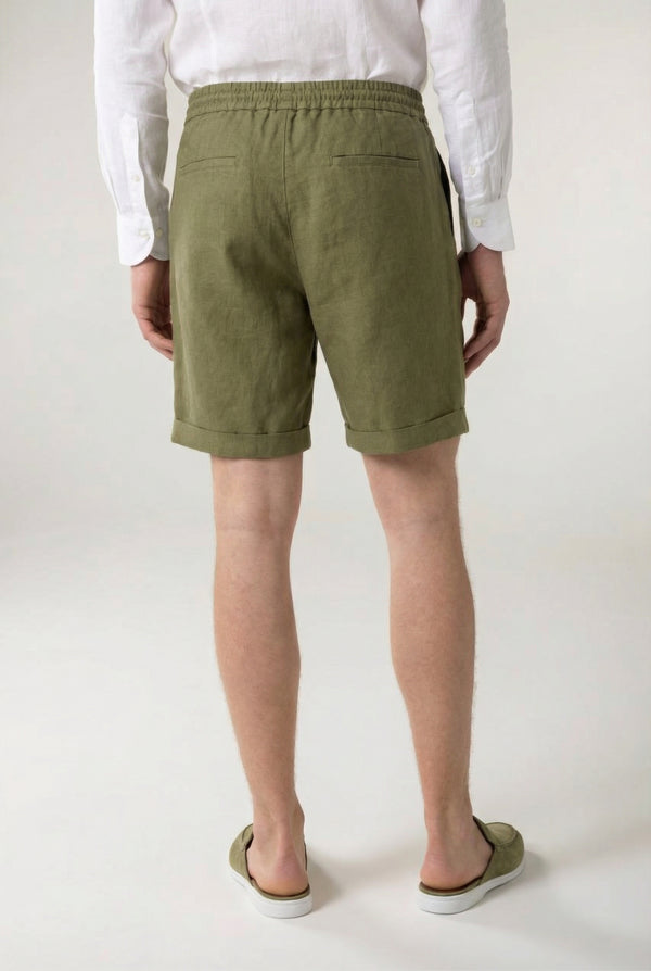Amalfi Linen Short Olive