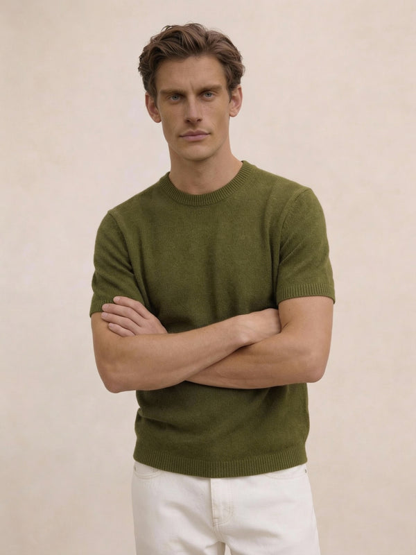 Wool City T-shirt Olive
