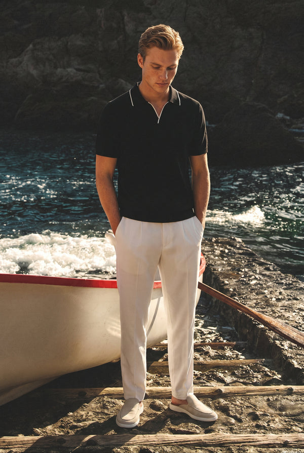 Yacht Suède Mule White