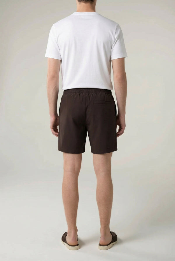 Portofino Nylon Swim Short Burgundy
