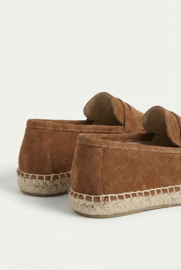 Capri Suede Loafer Tan