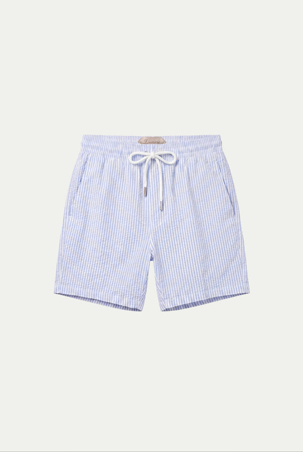 Amalfi Swim Short Blue/White Stripe