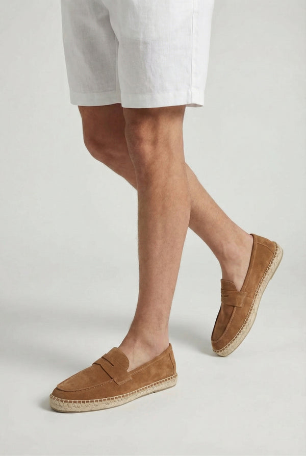 Capri Suede Loafer Tan