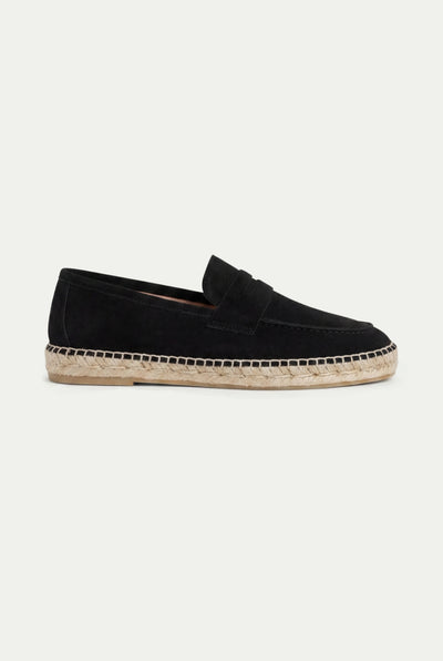 Capri Suede Loafer Black