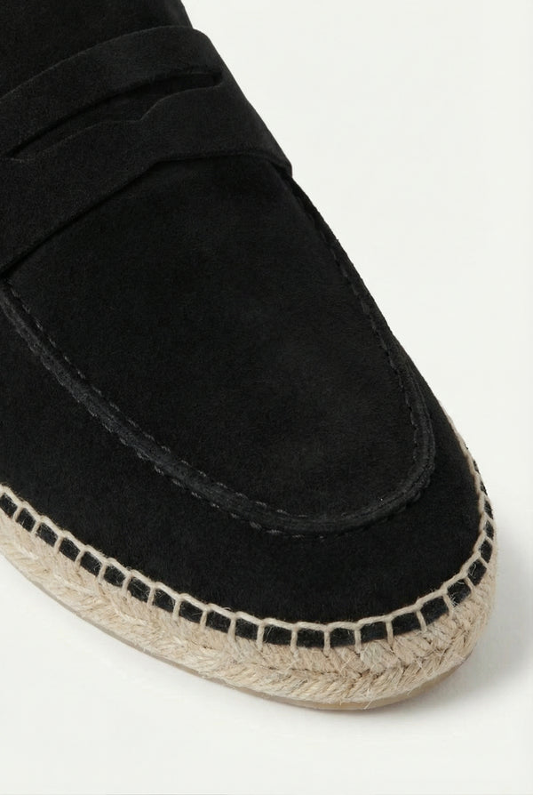 Capri Suede Loafer Black