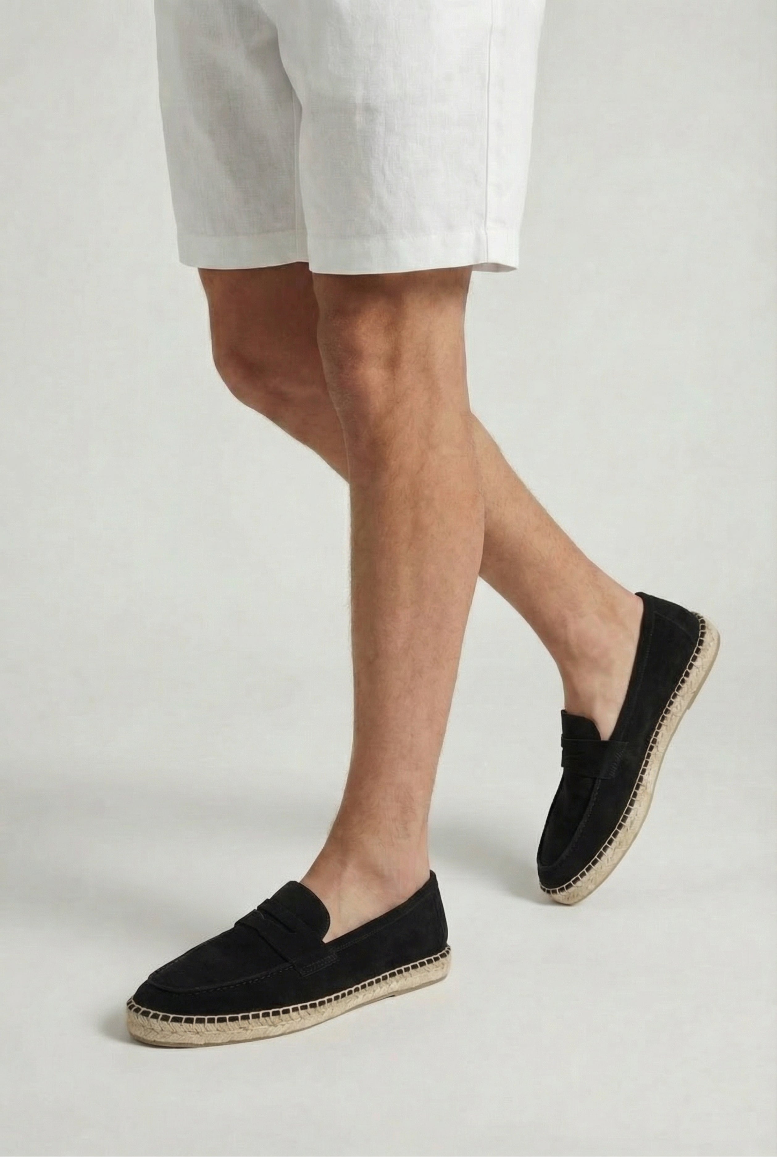 Capri Suede Loafer Black
