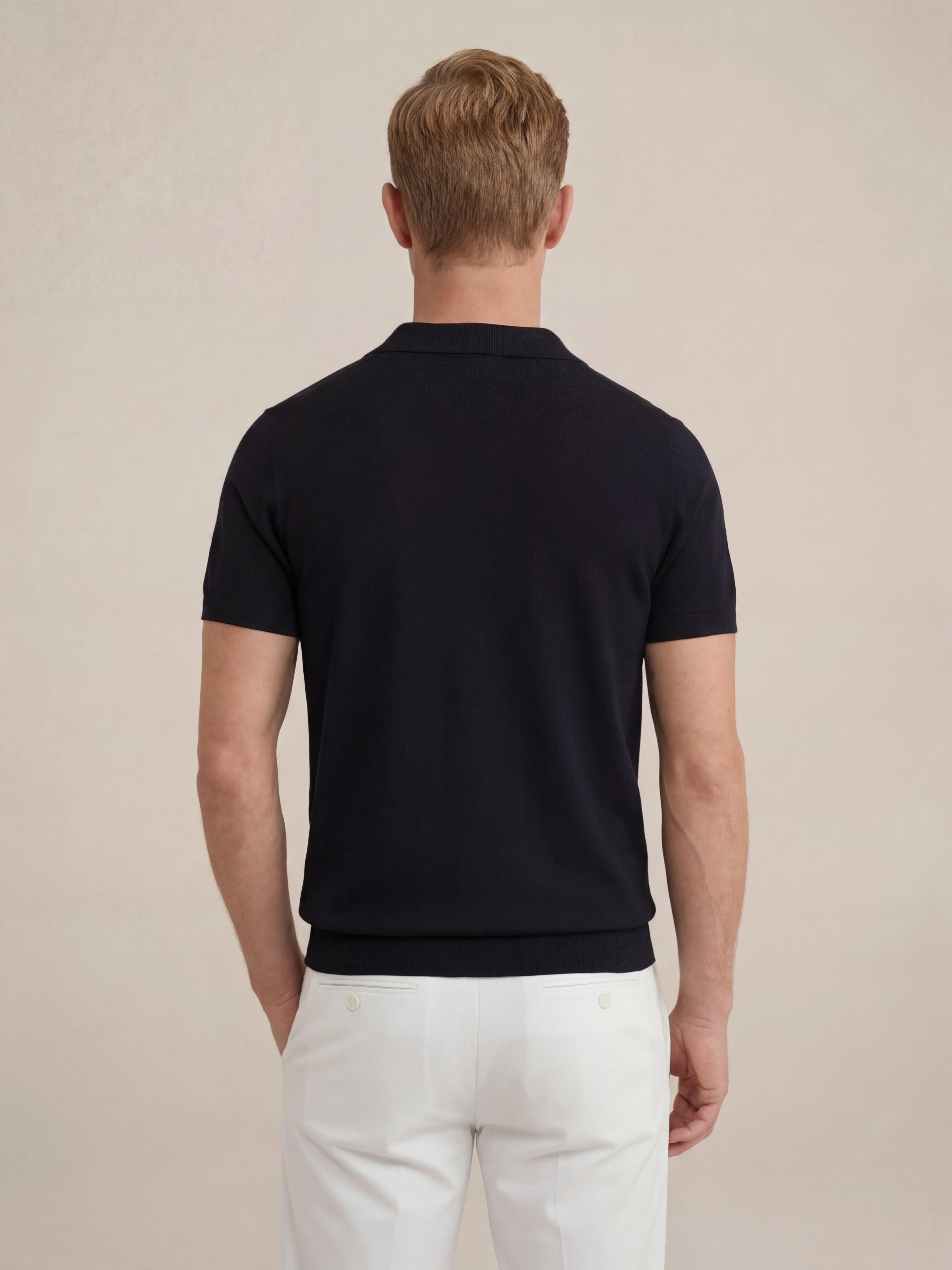 Brera Knit Polo Black