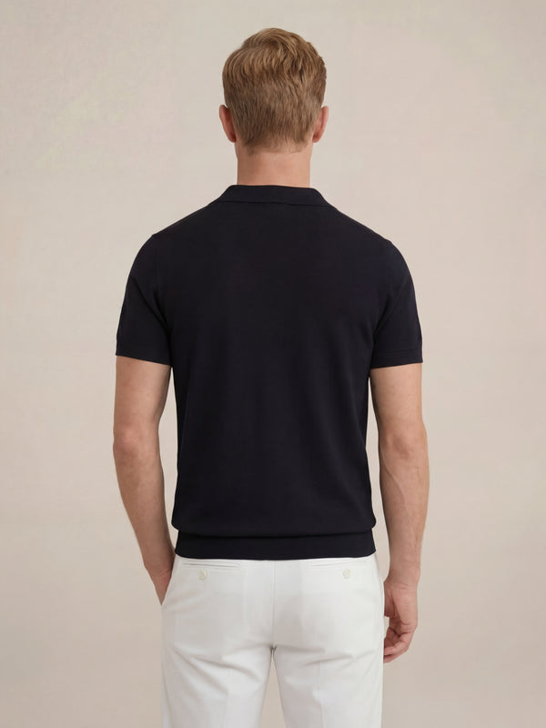 Brera Knit Polo Black