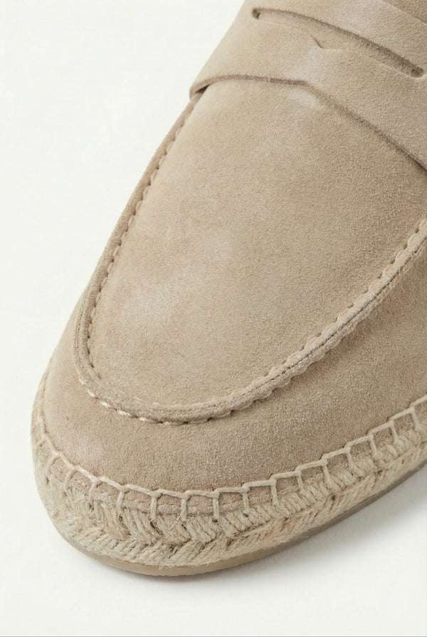 Capri Suede Loafer Beige