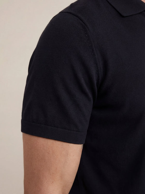 Brera Knit Polo Black