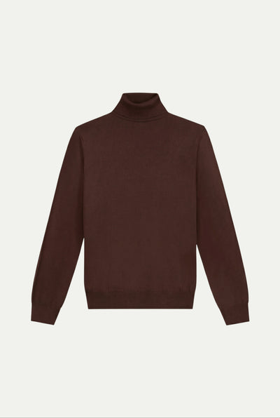 Amalfi Extrafine Rollneck Dark Brown