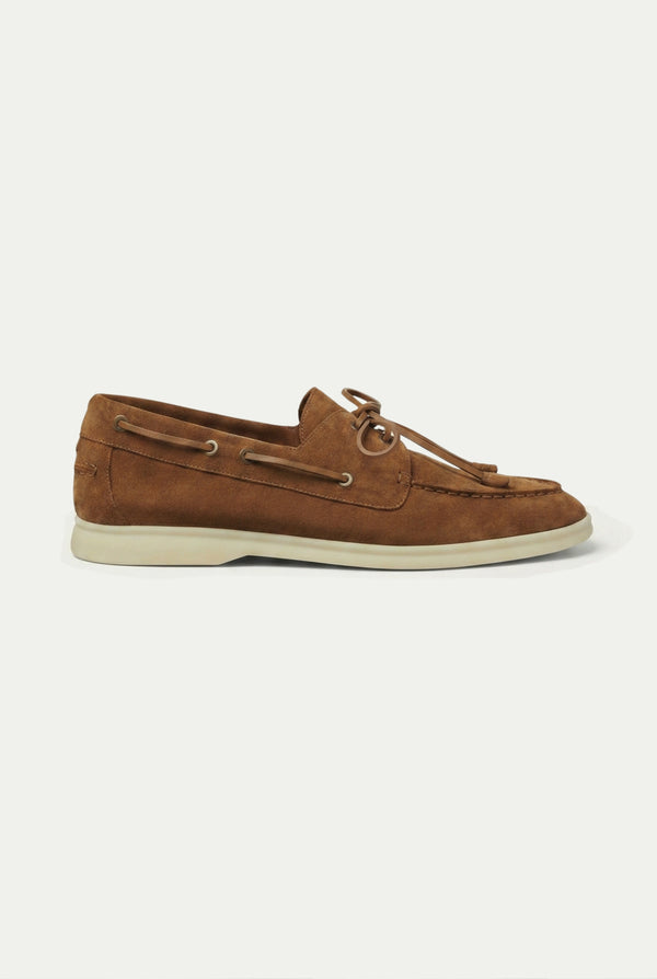 Yacht Walk Suede Loafer Brown