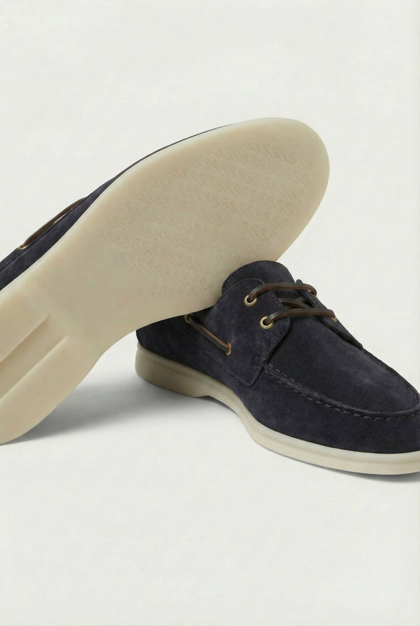 Yacht Walk Suede Loafer Navy