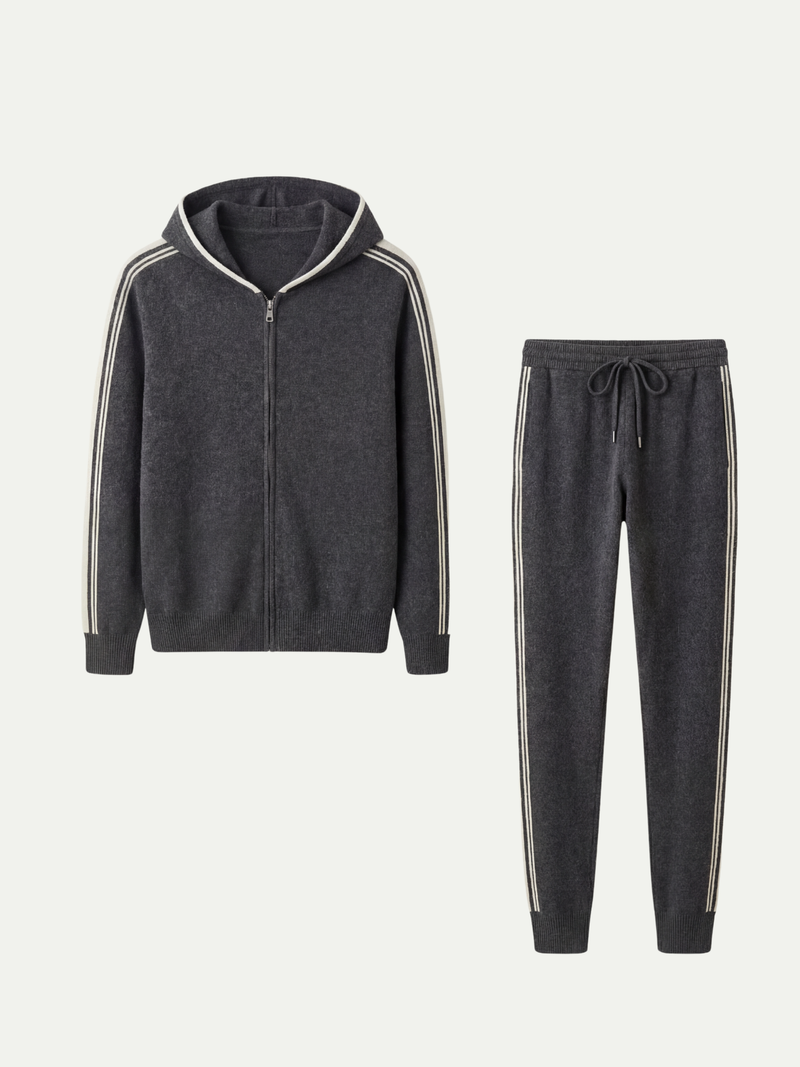Ziamore Cashmere Tracksuit Dark Grey