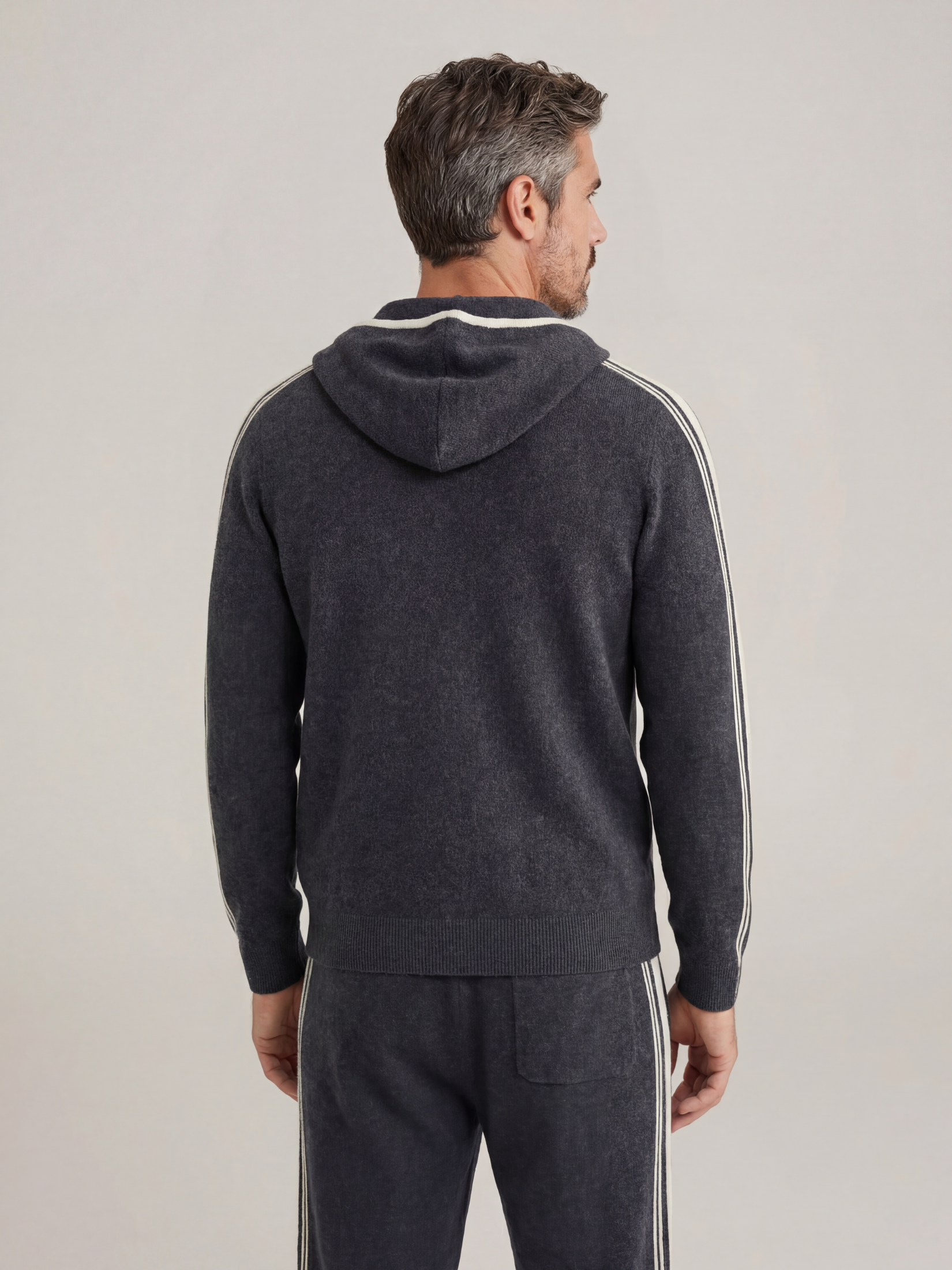 Ziamore Cashmere Tracksuit Dark Grey