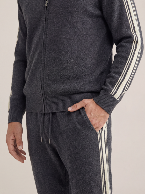 Ziamore Cashmere Tracksuit Dark Grey