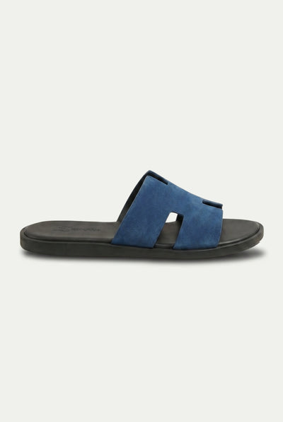 Capri Suède Slide Navy
