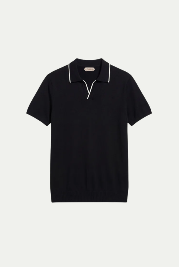 Paraggi Knit Polo Black