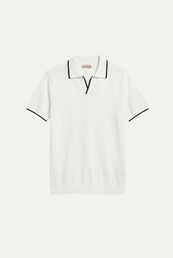 Paraggi Knit Polo White