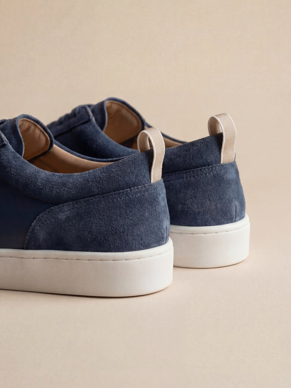 Amalfi Suede Sneaker Army Blue