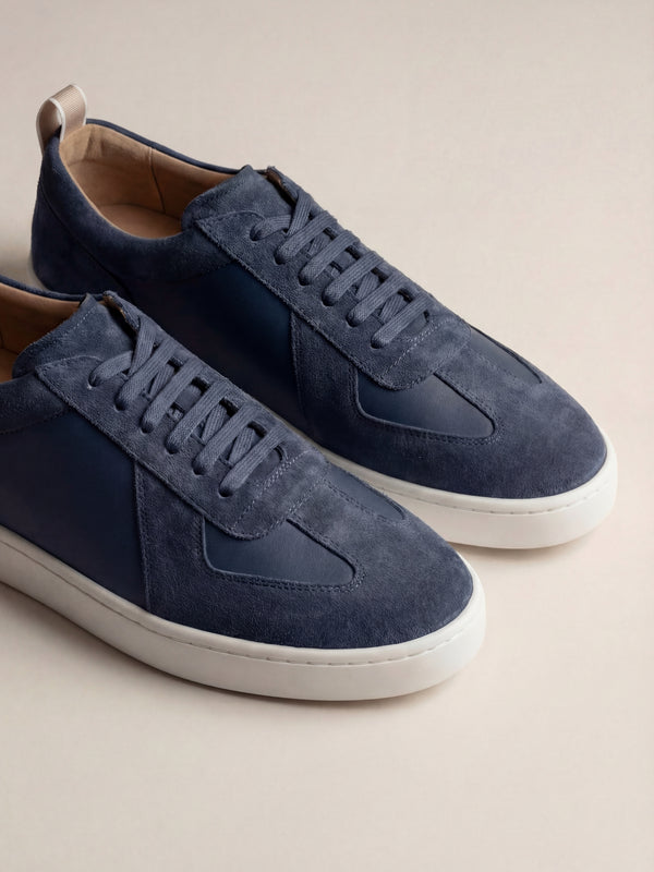 Amalfi Suede Sneaker Army Blue