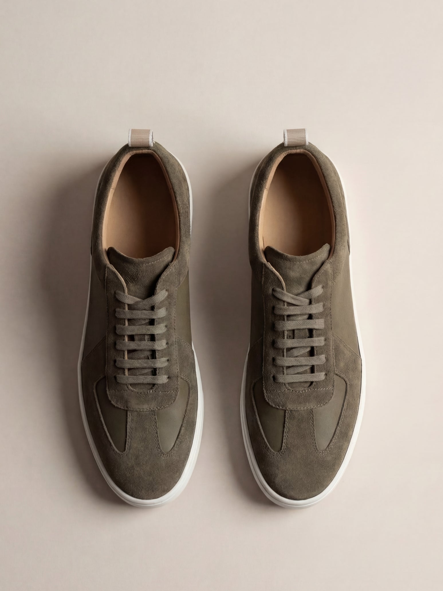 Amalfi Suede Sneaker Army Olive Green