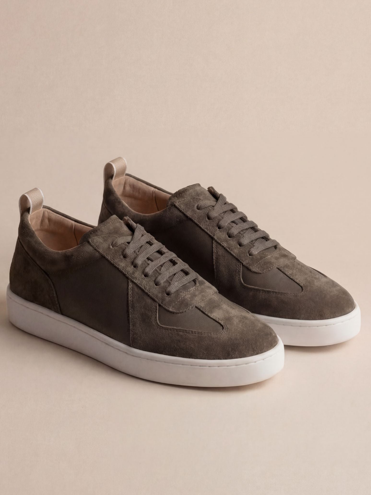 Amalfi Suede Sneaker Army Green