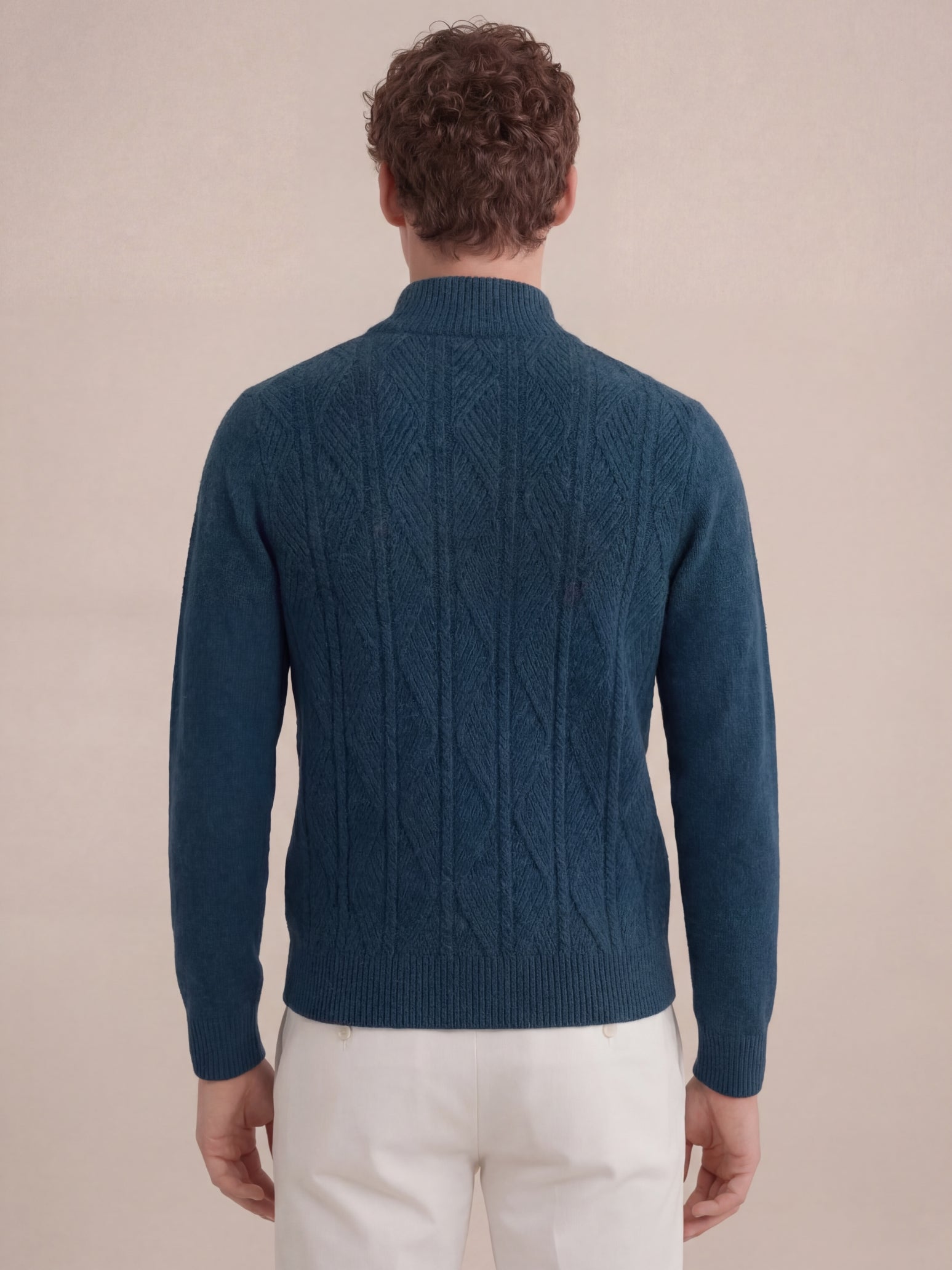 Argentario Half-Zip Knit Navy