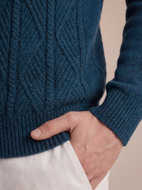 Argentario Half-Zip Knit Navy