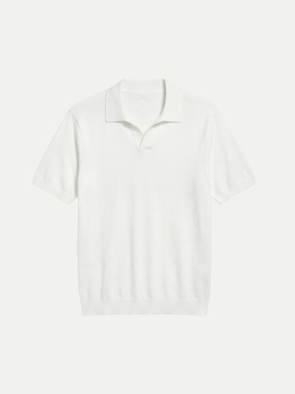 Brera Knit Polo White
