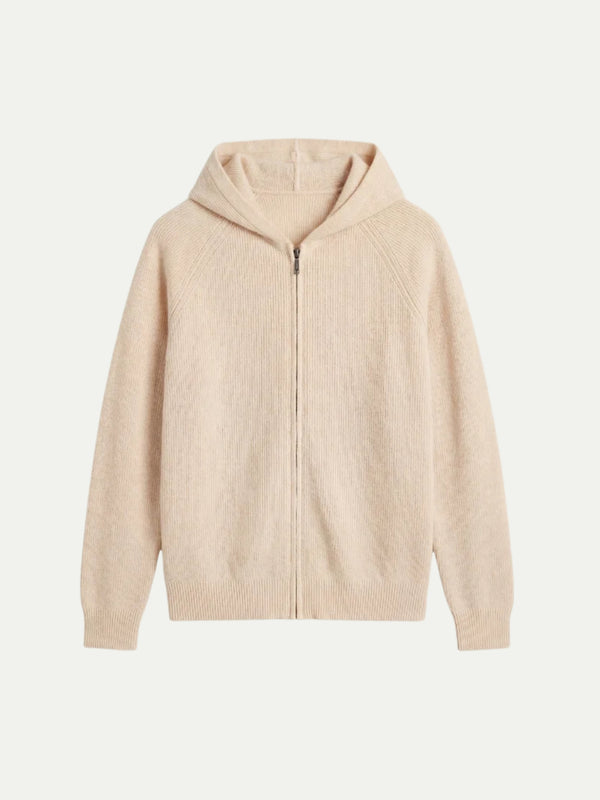 Cortina Knit Hoodie Beige