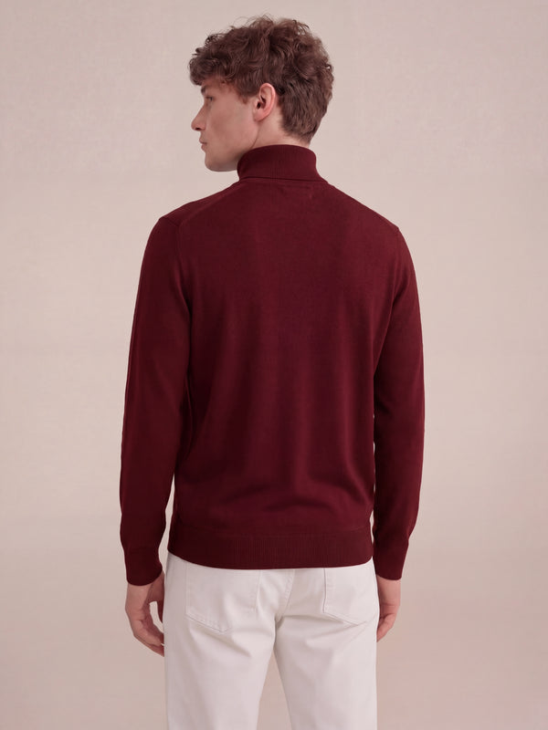 Eterna Cashmere Rollneck Bordeaux
