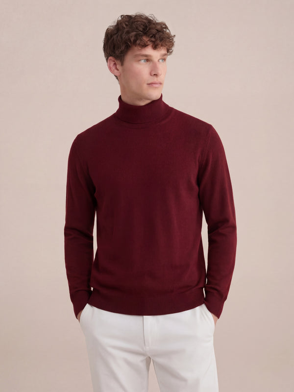 Eterna Cashmere Rollneck Bordeaux