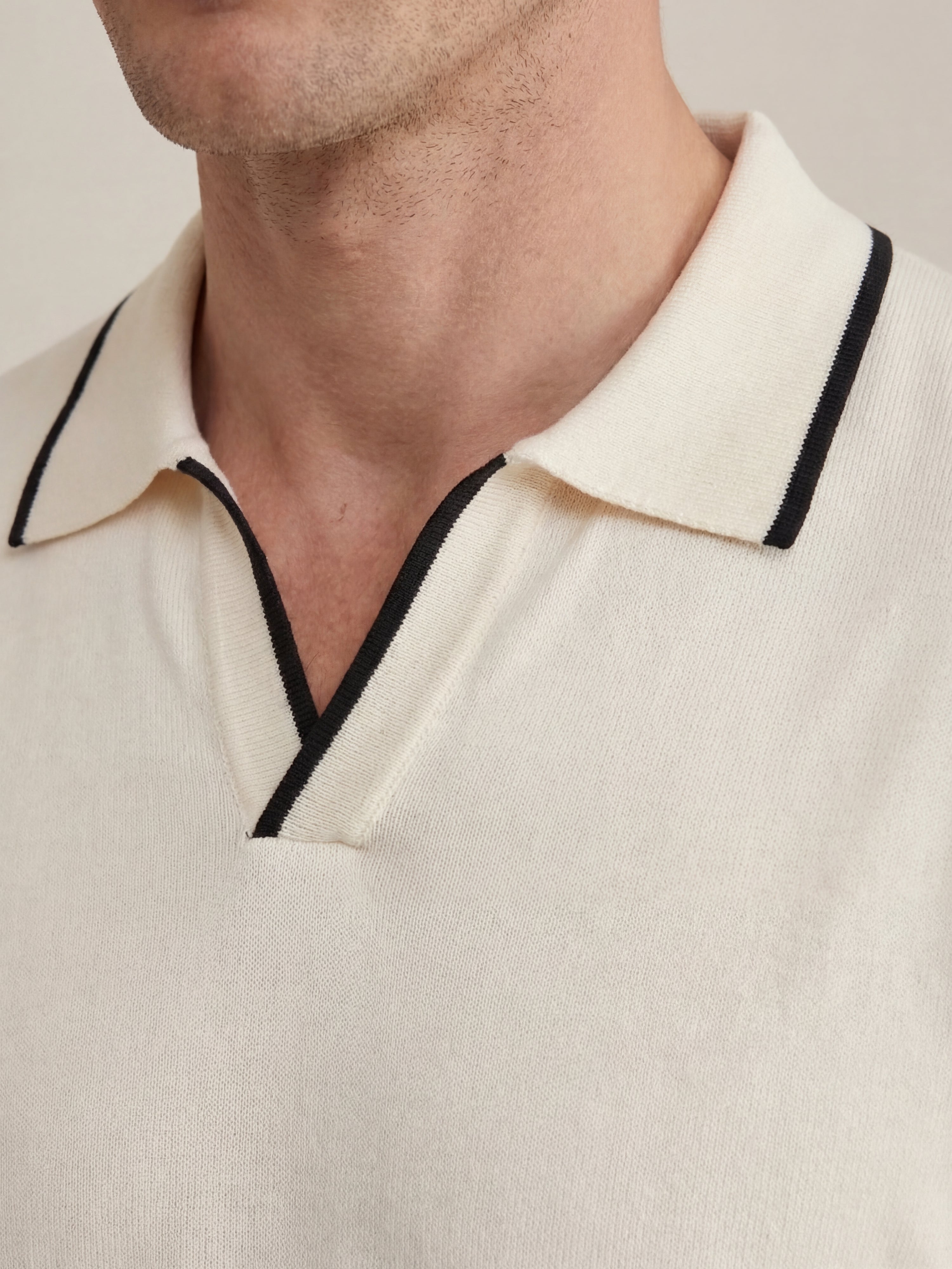 Paraggi Knit Polo Beige