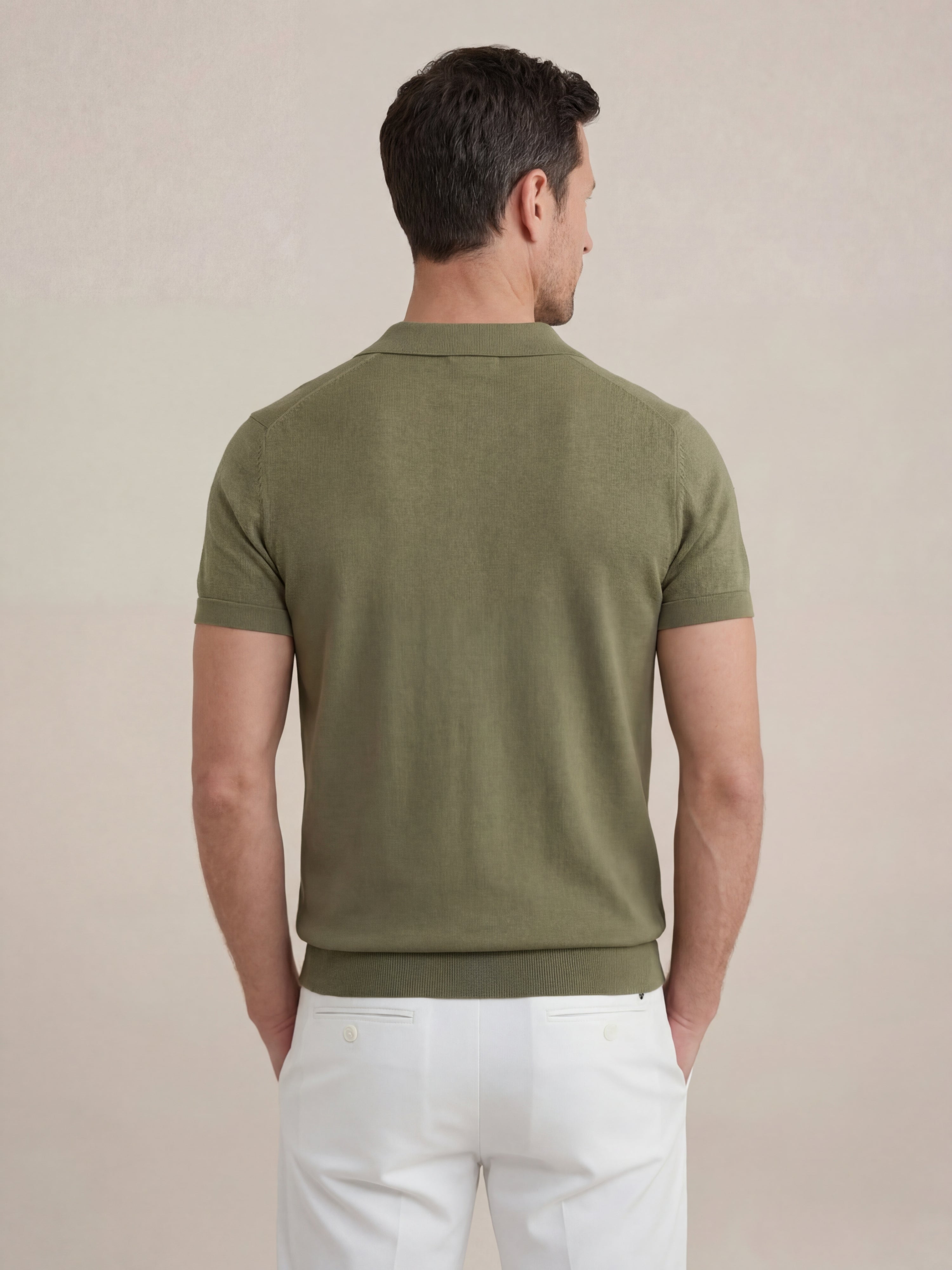 Brera Knit Polo Green